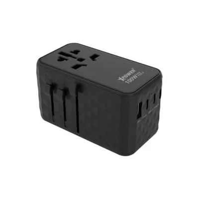 Xpower Ta100B 5 Output 100W Pd/Pps Gan Travel Adapter - Black
